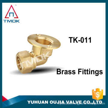 brass pipe fittings flanged with PVC connector 105 degree elbow 3/8" nipple coupling bushing union double brass metairal